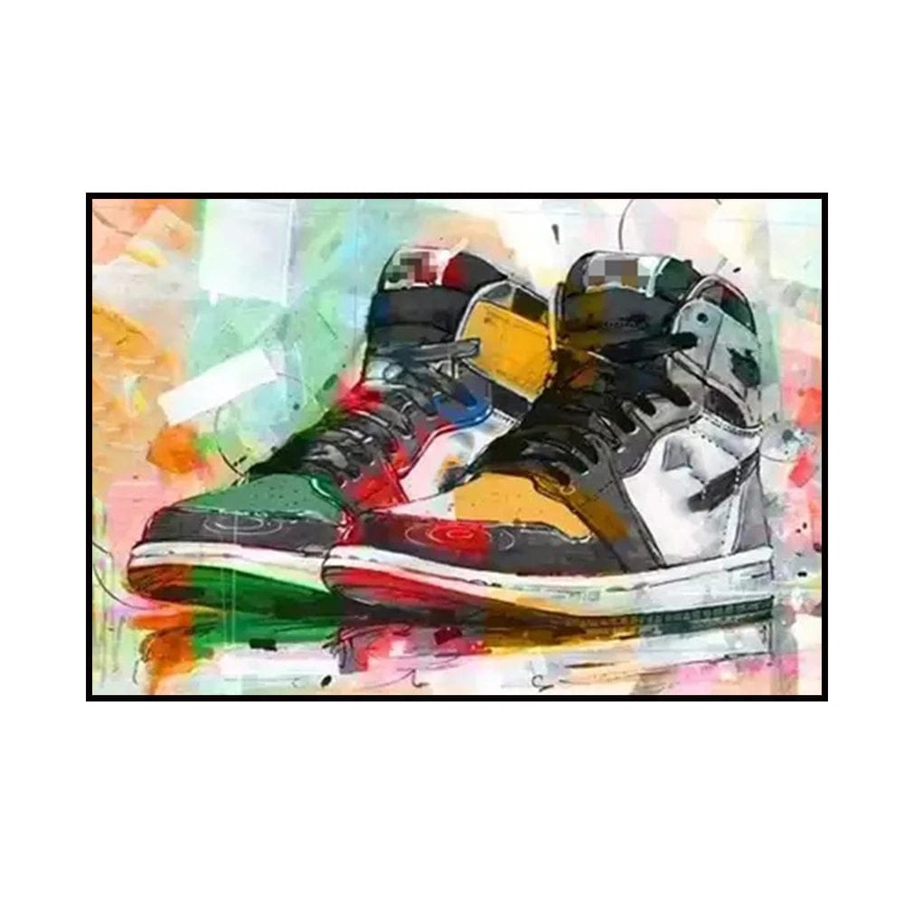 Canvanation 40X60CM Affiche Street Art Nike Air Jordan
