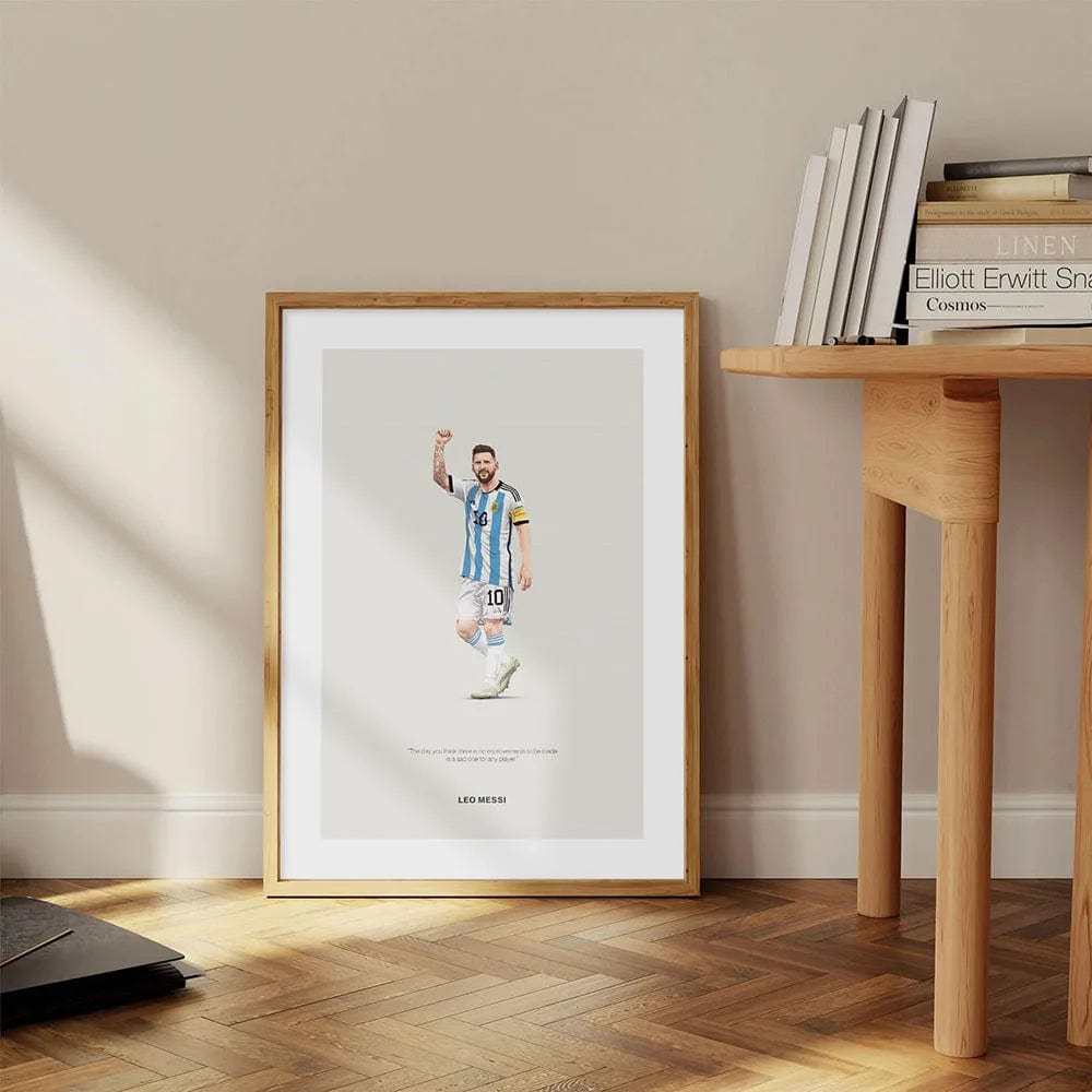 Canvanation SP677 / A4 21x30cm Affiche Football Messi Ronaldo