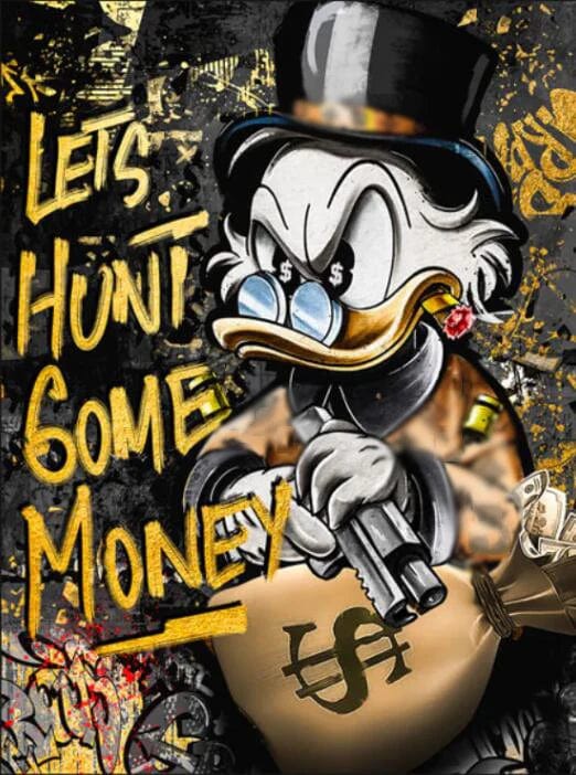 Canvanation Poster Picsou Donald Diamand Street Art