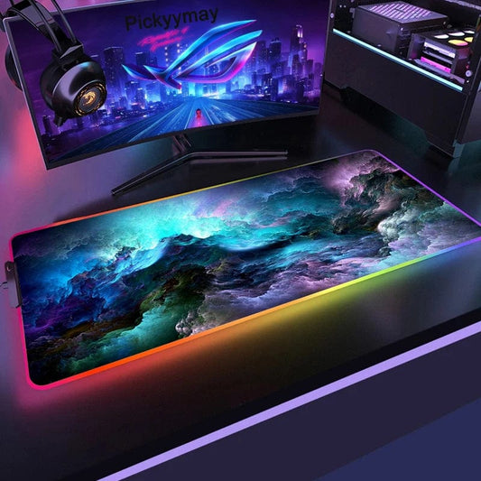 Canvanation CN00138 (3) / 400x900x3mm Tapis De Souris - Espace RGB