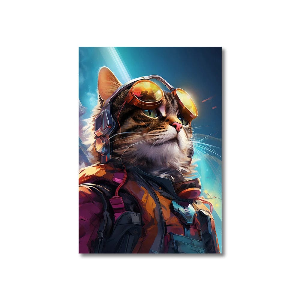 Canvanation WL-83394 / 30x40cm Affiche 80s 90s Coloré Neon Cyberpunk