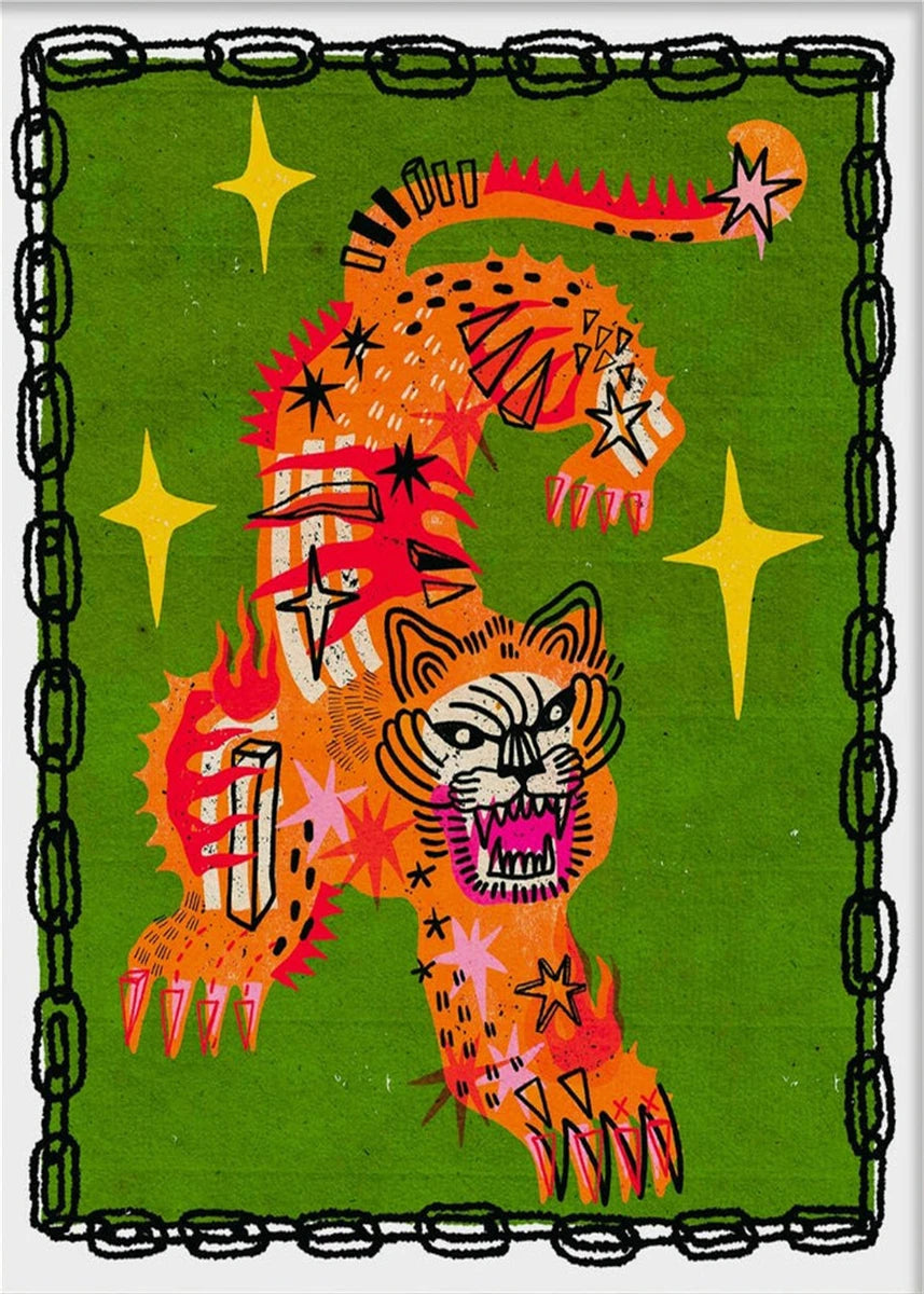 Affiche Abstrait Art Japonais