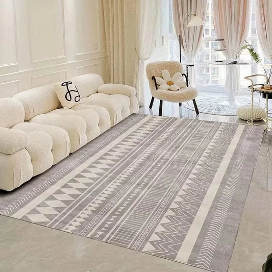 Canvanation flannel-2 / custom contact us Tapis Berbère rectangulaire style bohème – Motifs marocains & floraux 3D