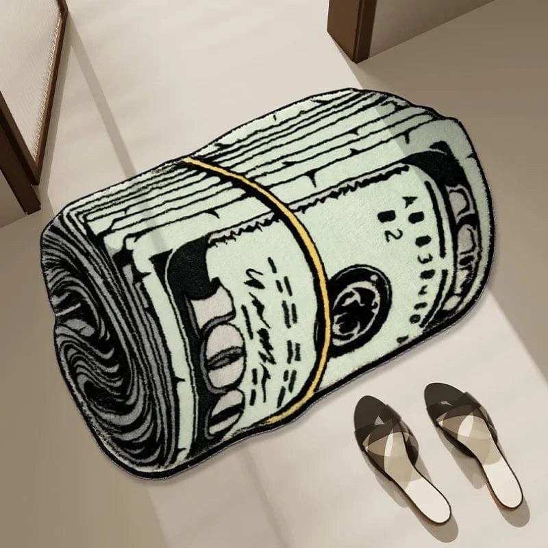 Canvanation ZY009 / 50x80cm Tapis De Chambre - Billets De Dollars