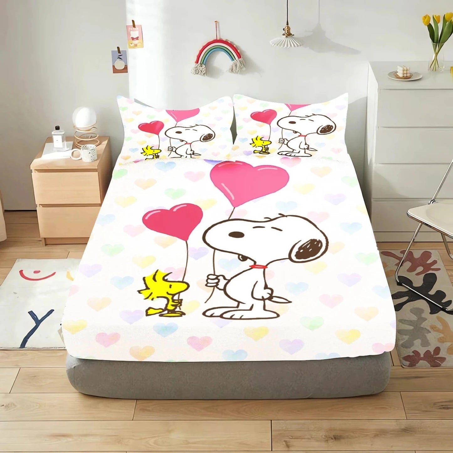 Canvanation 7 / 90x190x25cm Housse De Couette - Snoopy