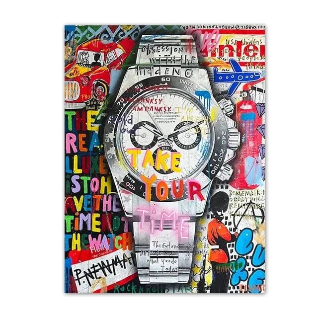 Canvanation 2 / 20x30cm Affiche Montre De Luxe Pop Art