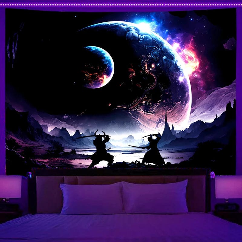 Canvanation 85X75CM / 1 Tapisserie Espace - Voyagez au cœur des étoiles