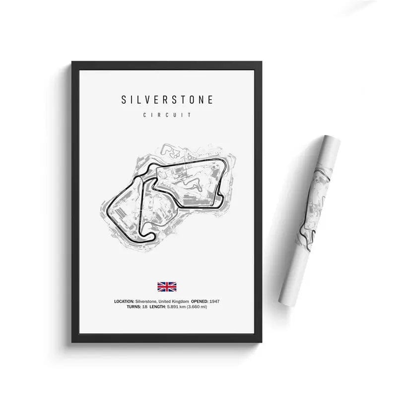 Canvanation 19 / 50x70cm Affiche Circuit Formule 1