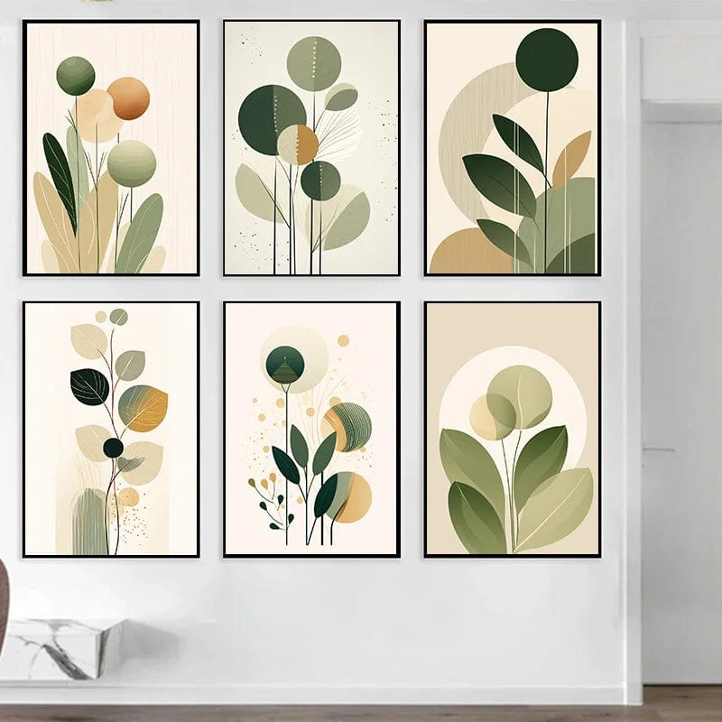 Canvanation Affiche Minimaliste - Fleurs