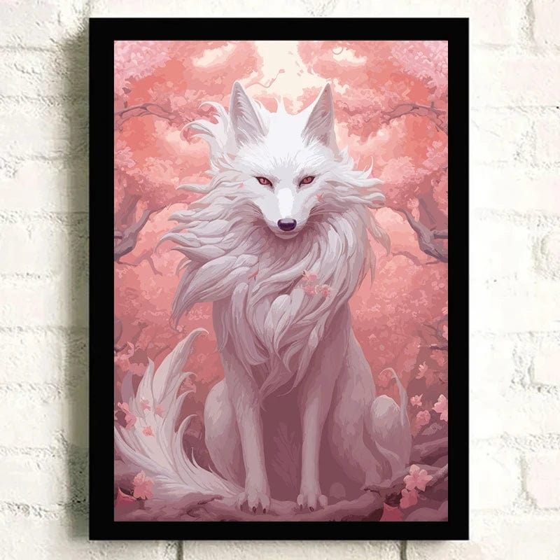 Canvanation Poster Japonais  Fox Kitsune