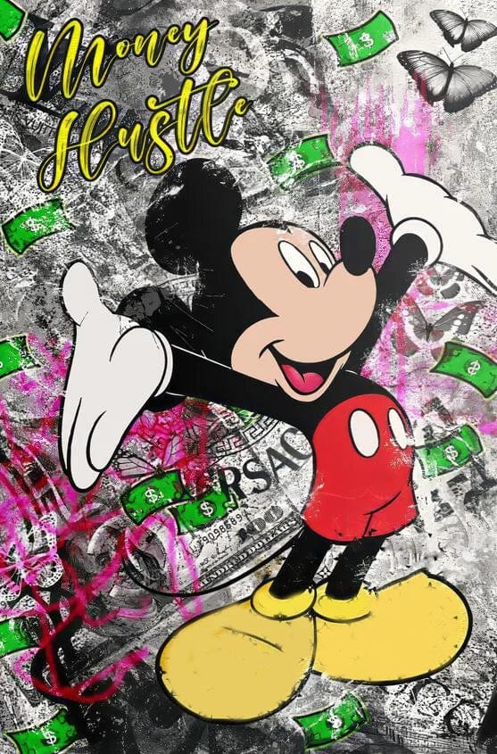 Canvanation PF24502 / 50x70cm Affiche Graffiti Fashion Mickey Mouse