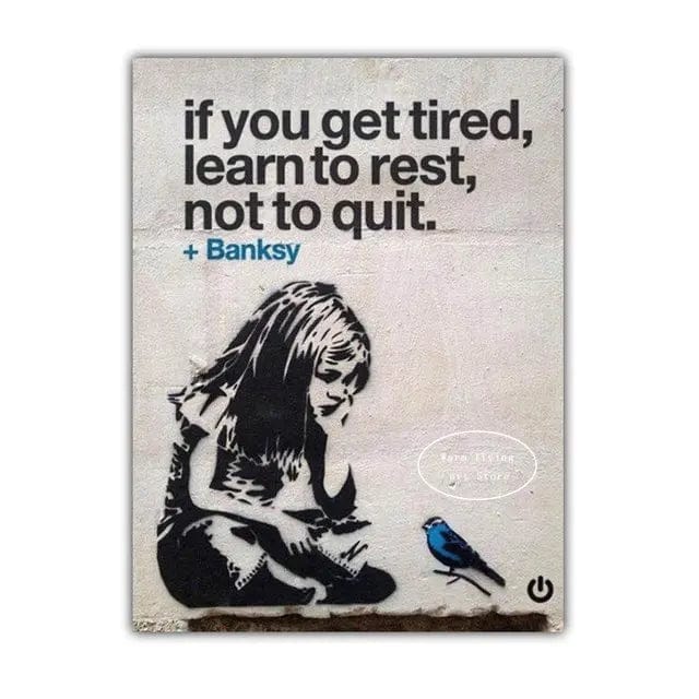 Canvanation Affiche Banksy Street Art Chambre