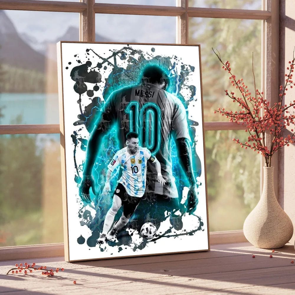 Canvanation SP690 / A4 21x30cm Affiche Football Messi Ronaldo