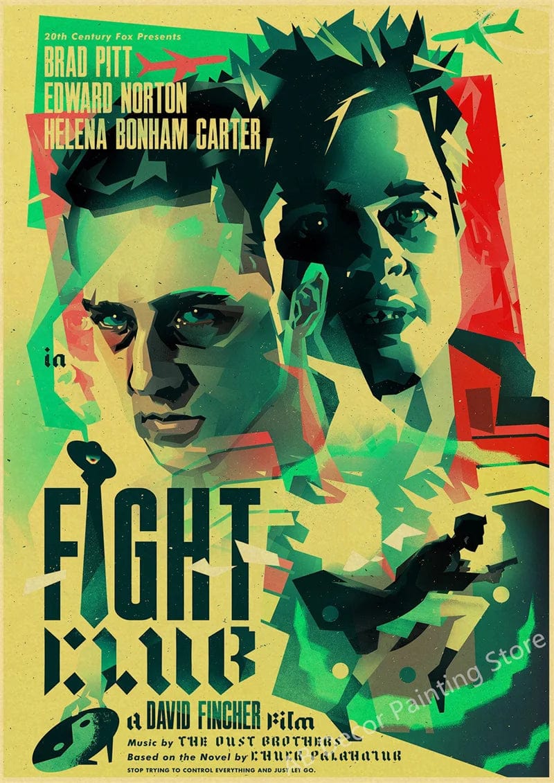 Canvanation 50 / 42cmx30cm Poster Film Vintage Fight Club