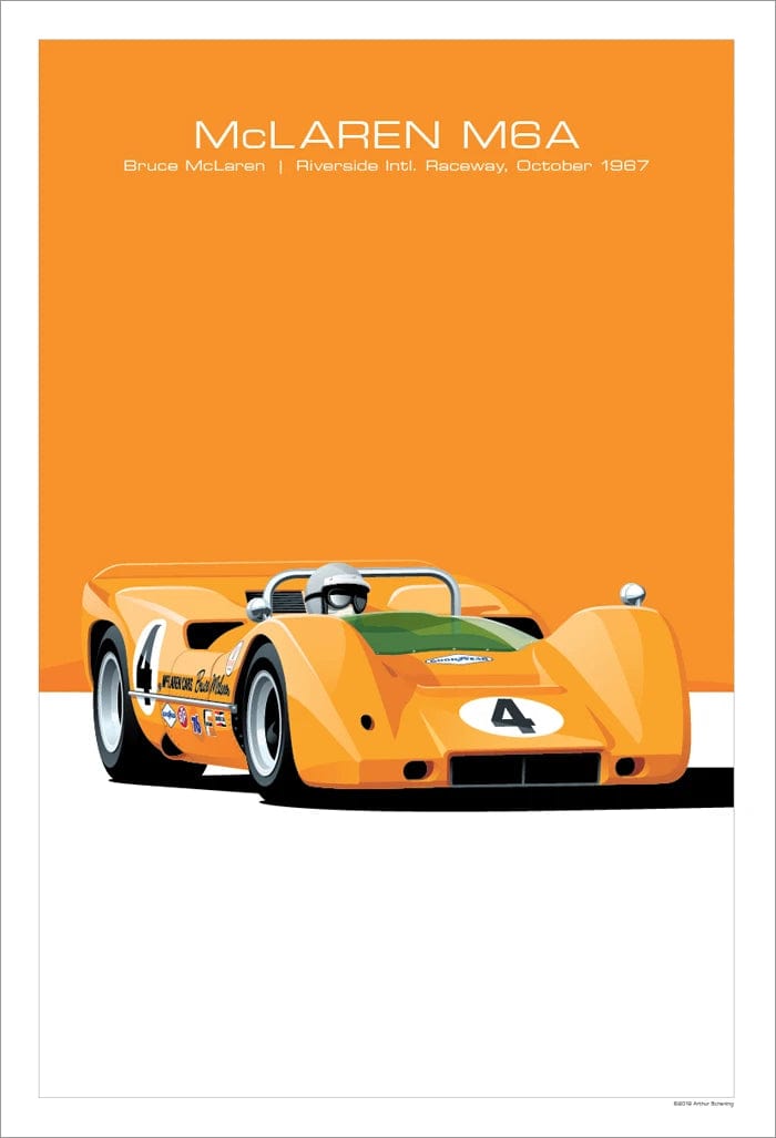 Canvanation 16 / 30x40cm Affiche Retro Voiture GTR