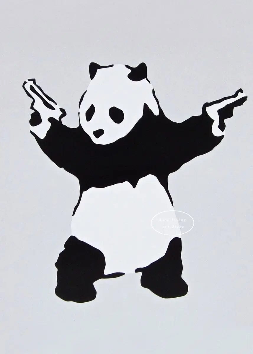 Canvanation 19 / 40x50cm Affiche Banksy Street Art Chambre