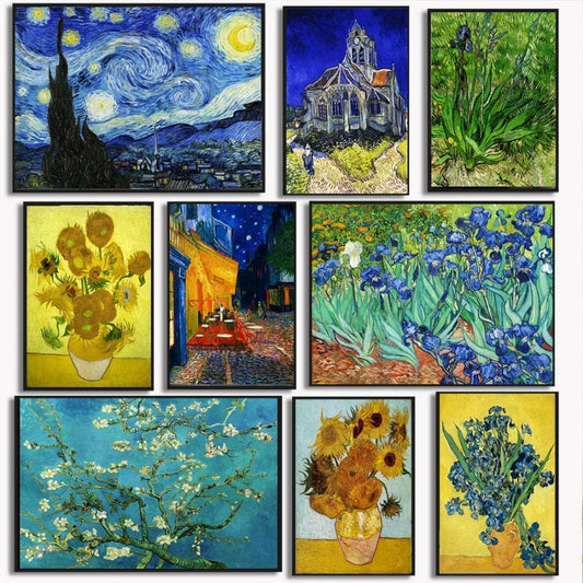 Canvanation Affiche Van Gogh Peinture Abstraite Moderne