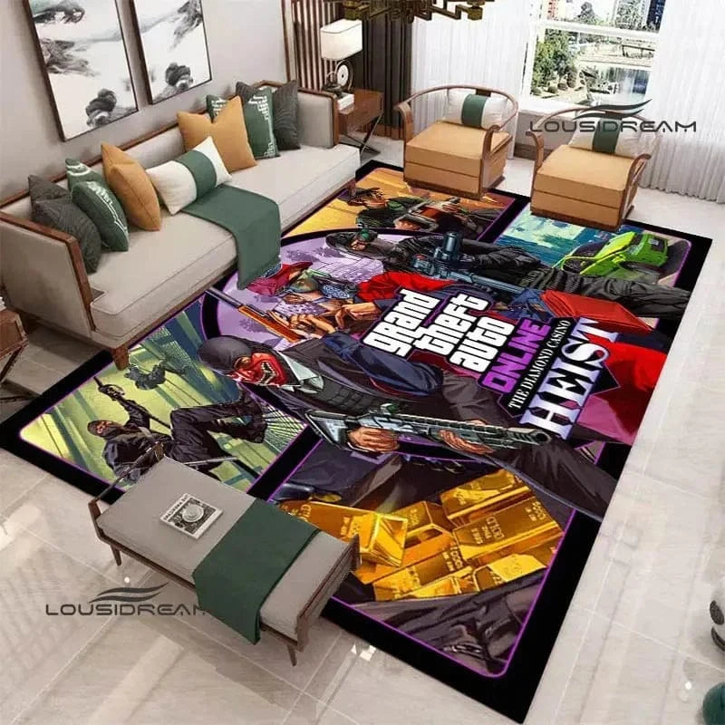 Canvanation 20 / 80x120cm Tapis de Chambre GTA