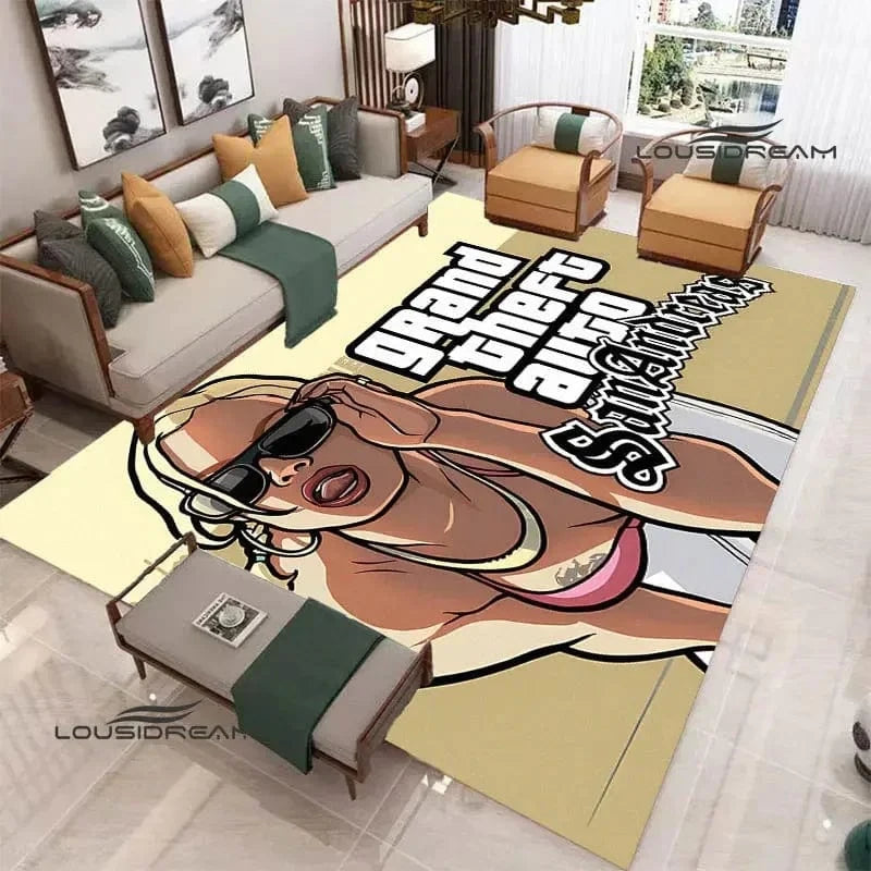 Canvanation 7 / 120x160cm Tapis de Chambre GTA