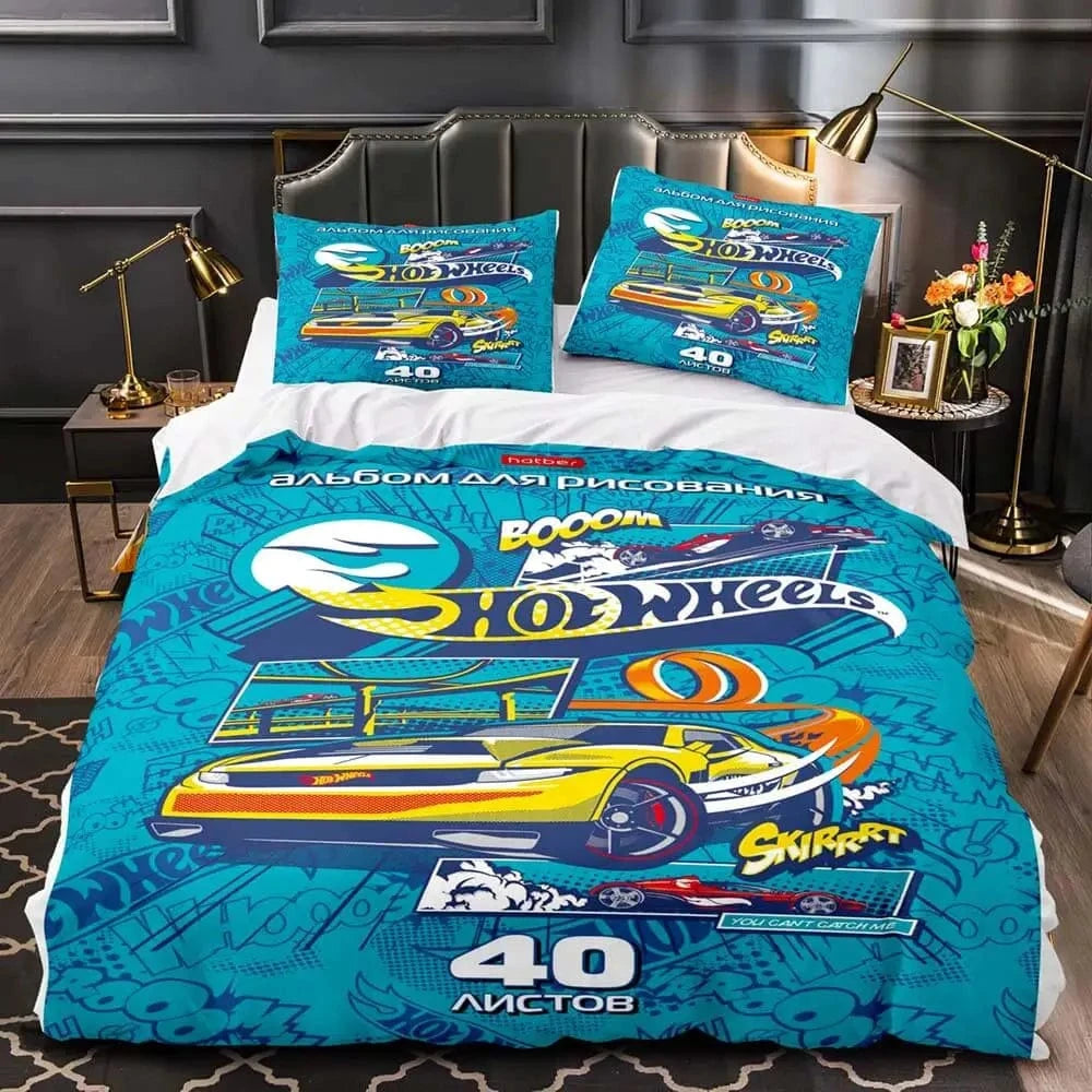 Canvanation Housse De Couette - Hot Wheel 3D