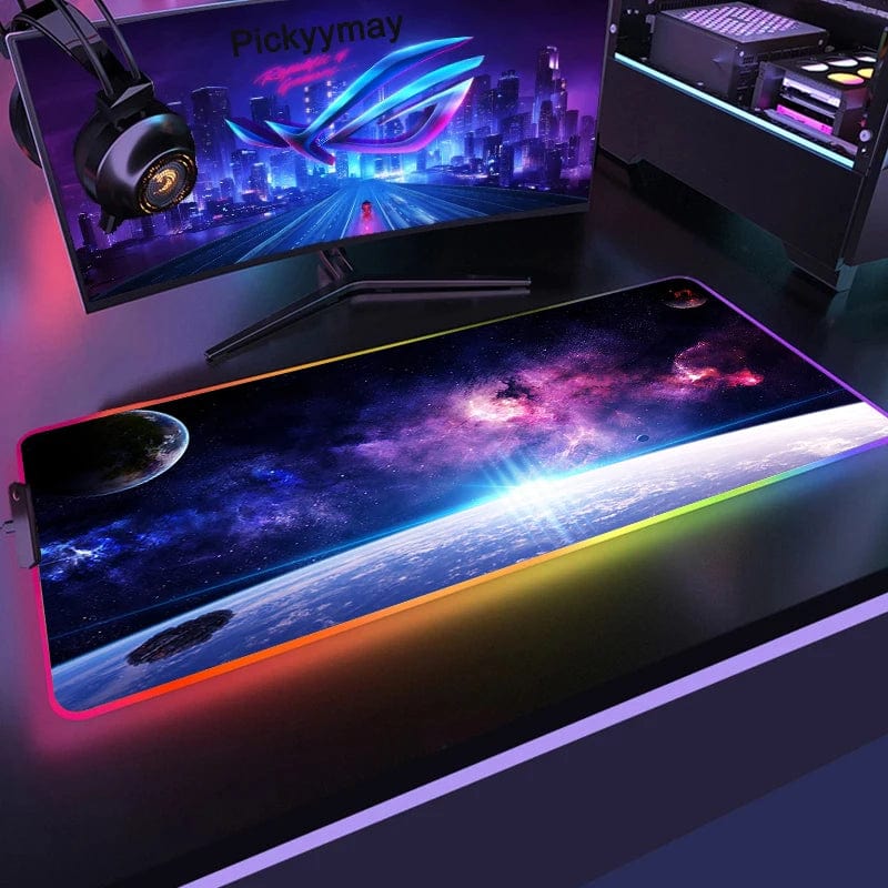Canvanation CD00011 (9) / 400x900x3mm Tapis De Souris - Espace RGB