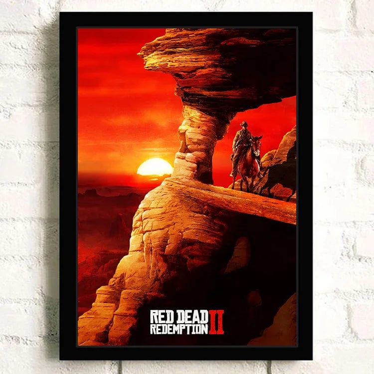 Canvanation 26 / 50X70cm Affiche Jeu Populaire Red Dead Redemption 2
