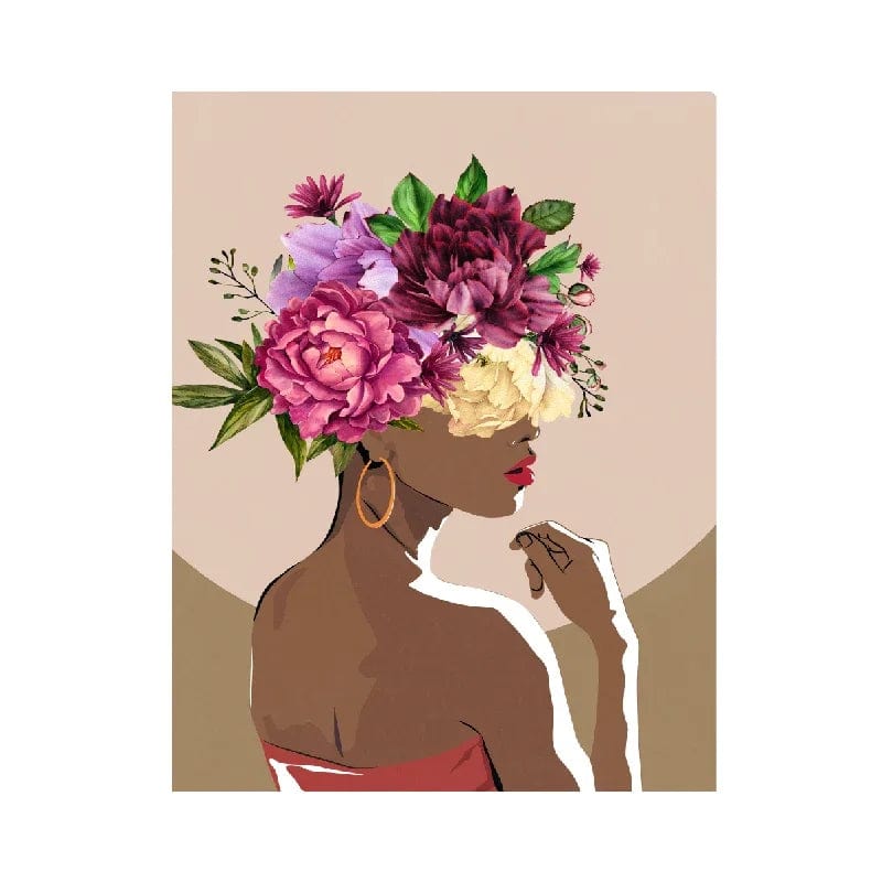 Canvanation PB20494 / 50x70 cm Affiche Minimaliste Femme Africaine