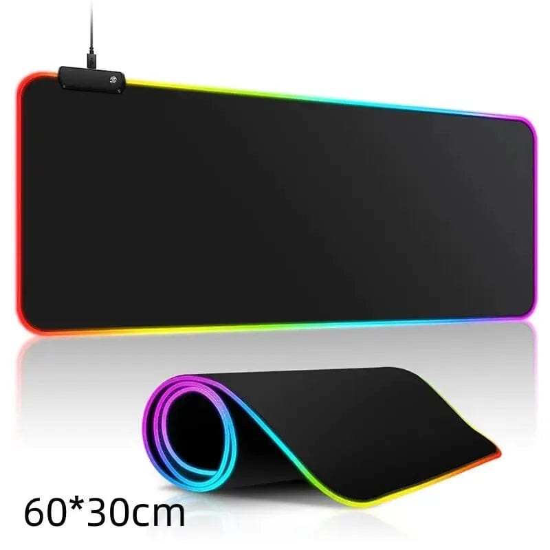Canvanation Noir Tapis De Souris - Led Changement De Couleur Automatique RGB