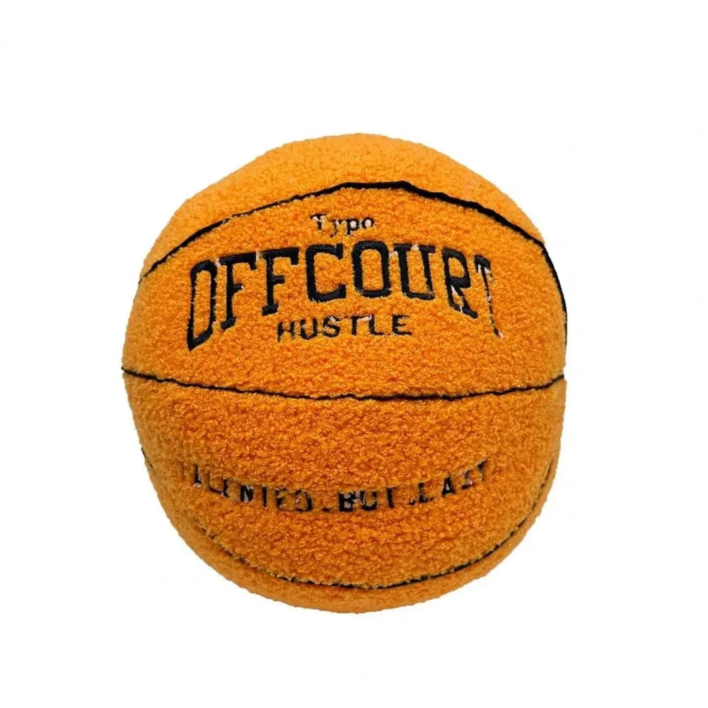 Canvanation Orange Foncé Coussin En Forme De Ballon de Basket