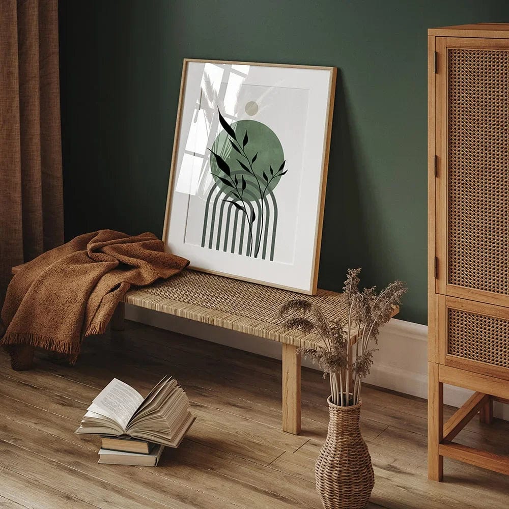 Canvanation Affiche Triptyque Boheme Vert