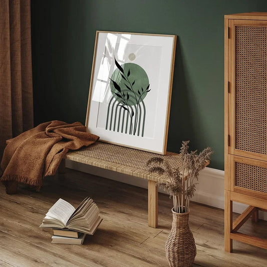 Canvanation Affiche Triptyque Boheme Vert