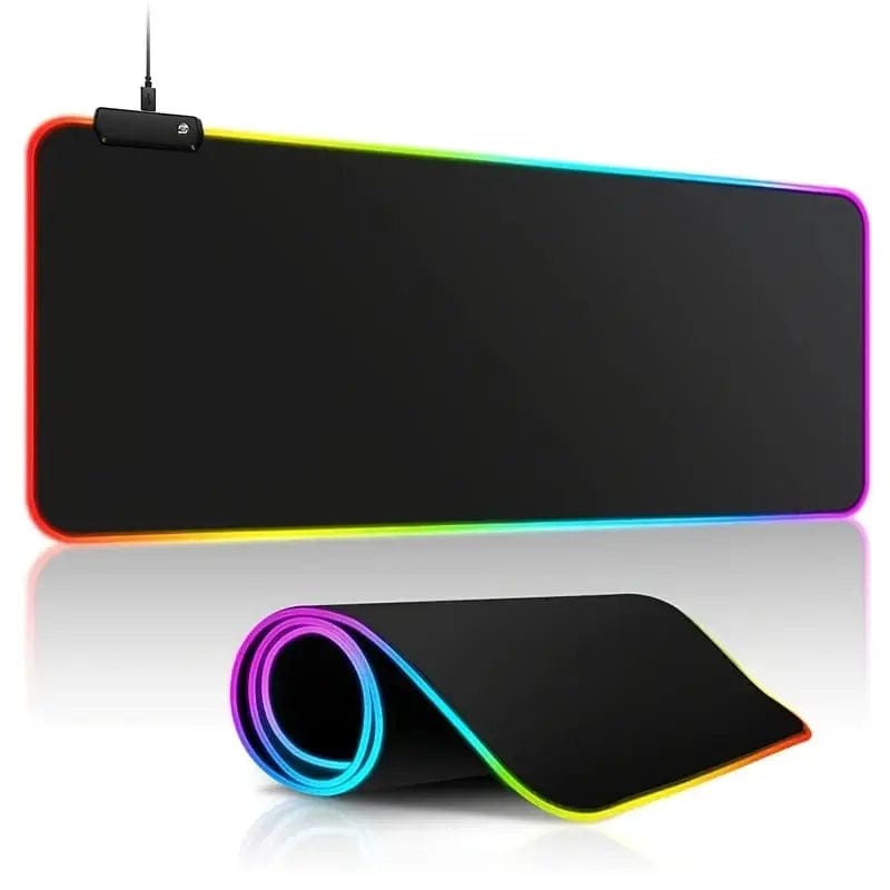 Canvanation Noir Tapis De Souris - Led Changement De Couleur Automatique RGB