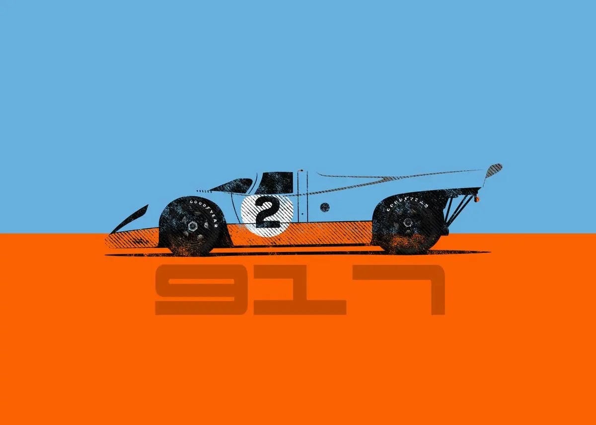 Canvanation 9 / 20X30cm Affiche Voiture Sport Course Formule