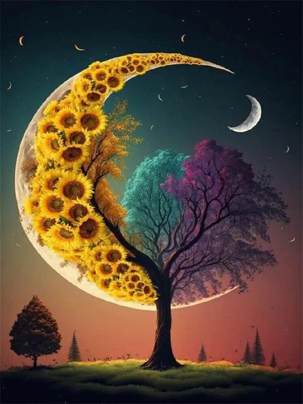 Canvanation Affiche - Arbre De Vie Forêt Fantastique