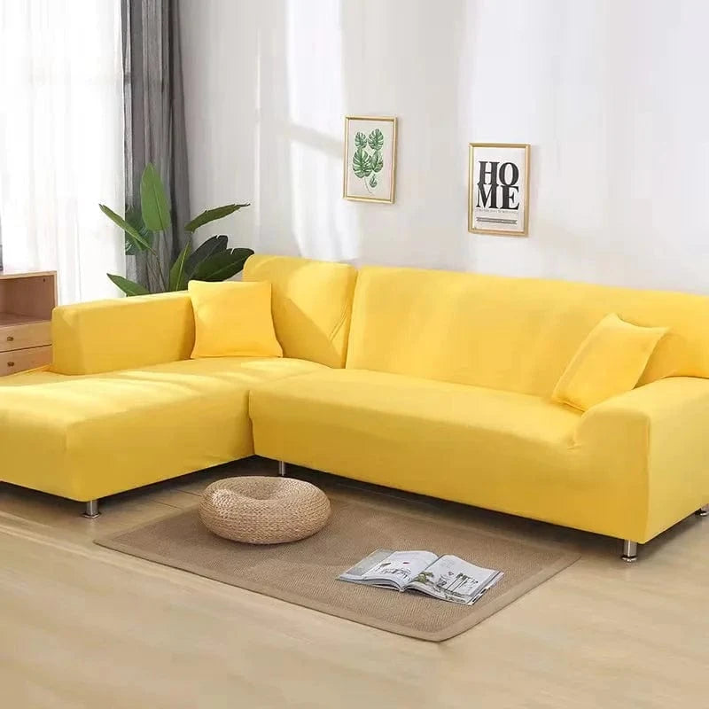 Canvanation Jaune / 1-Places 90-140cm Housse de canapé d'angle