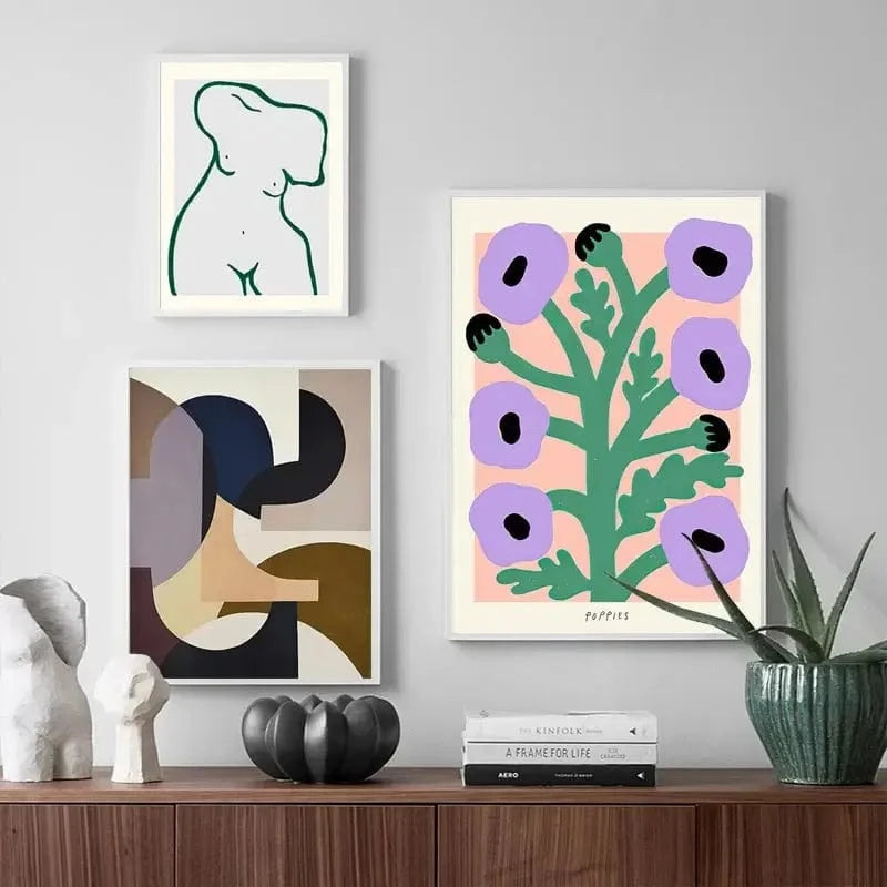 Canvanation Affiche Moderne Nordic Abstrait