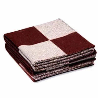 Canvanation Rouge / 135x180cm Couverture Chauffante de Luxe en Cachemire - Alliez Élégance et Confort