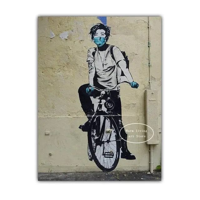 Canvanation Affiche Banksy Street Art Chambre
