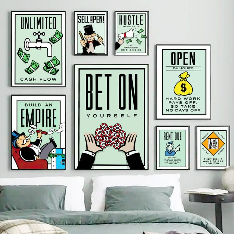 Canvanation Affiche Monopoly Motivation