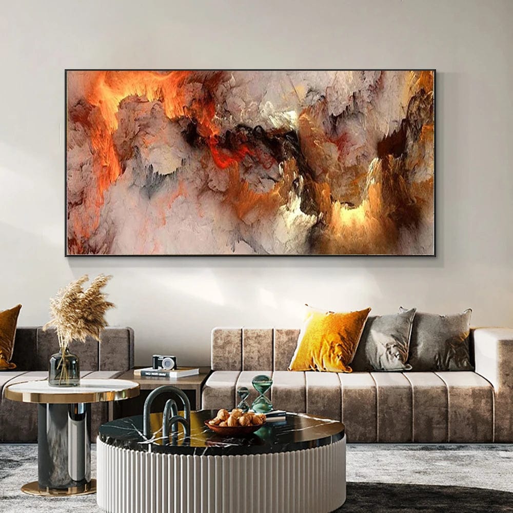 Canvanation QP10215-H / 80x185cm Affiche Peinture Abstraite Moderne