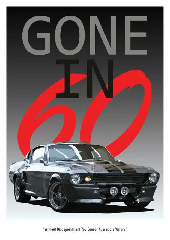 Canvanation 15 / 20x25cm Affiche Voiture Vintage Mustang Golf SS