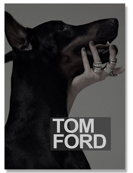 Canvanation Affiche Luxe Tom Ford Chien