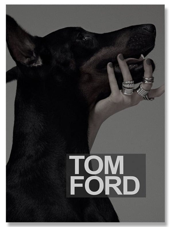 Canvanation Affiche Luxe Tom Ford Chien