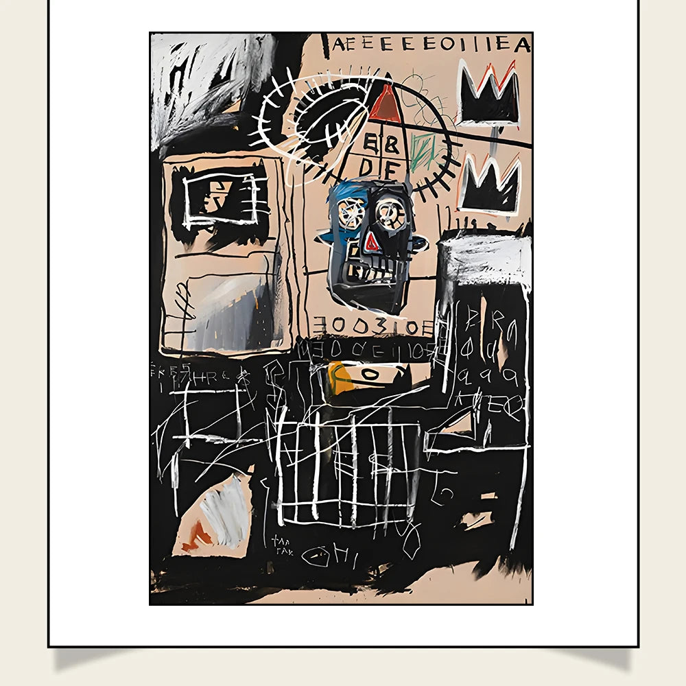 Affiche Art Abstrait Africain