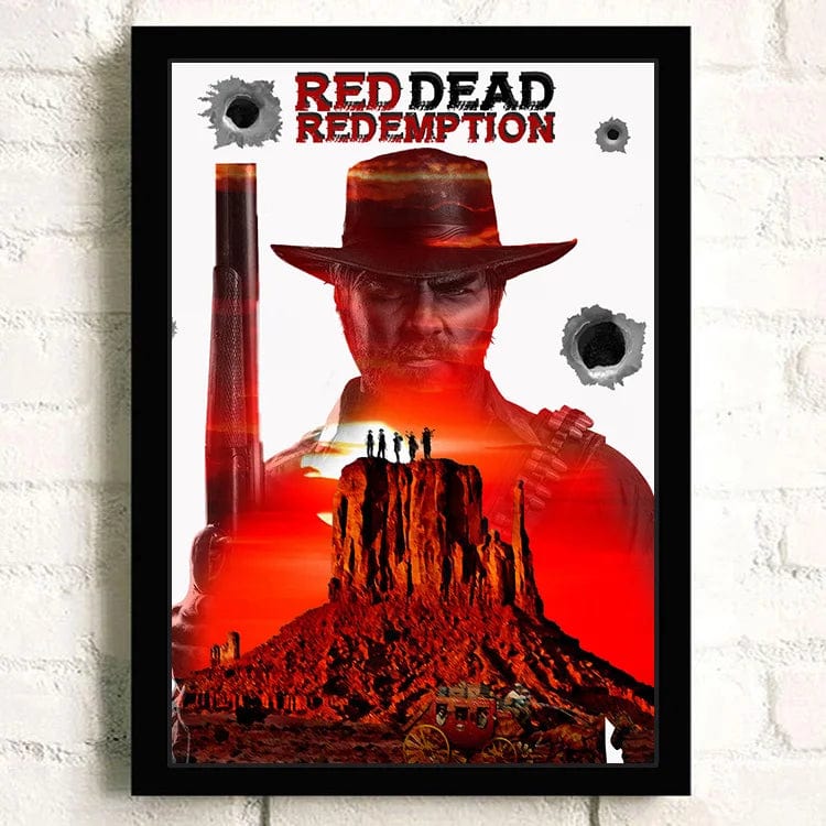 Canvanation 28 / 50X70cm Affiche Jeu Populaire Red Dead Redemption 2