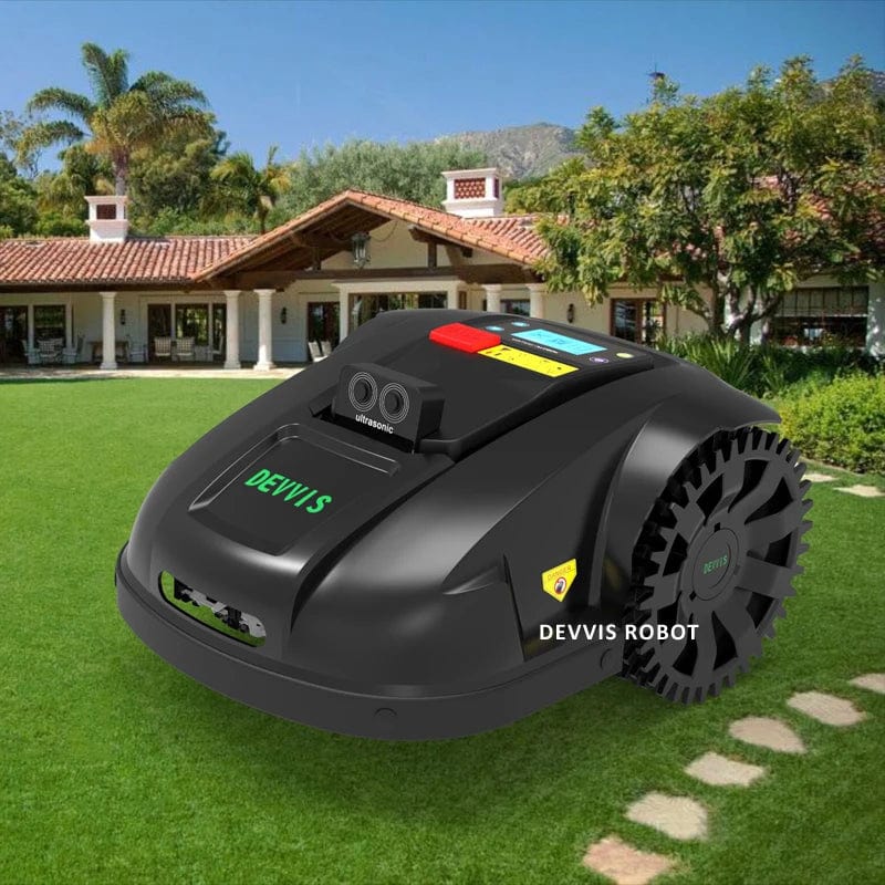 Canvanation 200m and 200pcs / EU / france Tondeuse Robotisée Ecran Tactile DEVVIS E1800U – Vision Ultime 2024