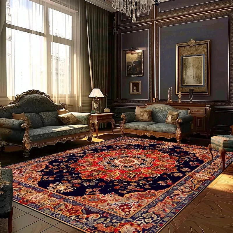 Canvanation BS034-Flannel-9 / custom contact us Tapis Berbère rectangulaire – Flanelle douce & antidérapante