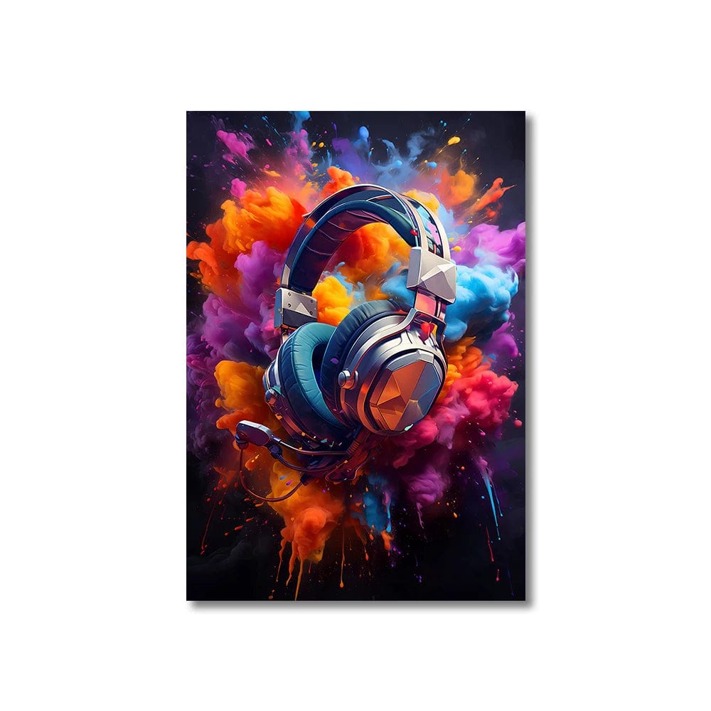 Canvanation WL-83396 / 50x70cm Affiche 80s 90s Coloré Neon Cyberpunk