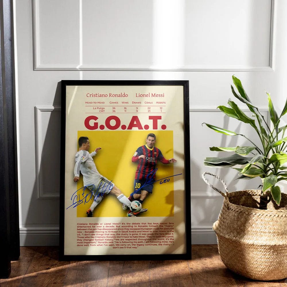 Canvanation SP678 / A4 21x30cm Affiche Football Messi Ronaldo