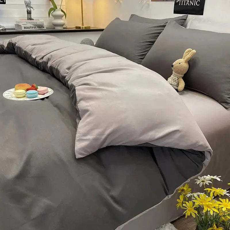 Canvanation Housse De Couette - Gris